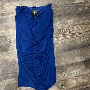 Royal blue dress